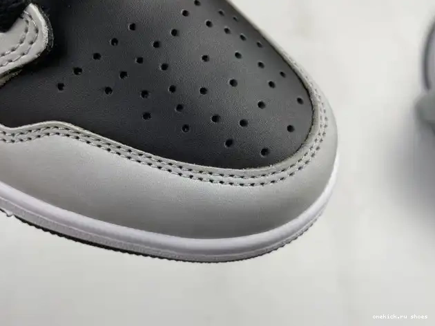 Rep Light Jordan Smoke 1 Grey Air White 555088-035 Black High Retro 0515